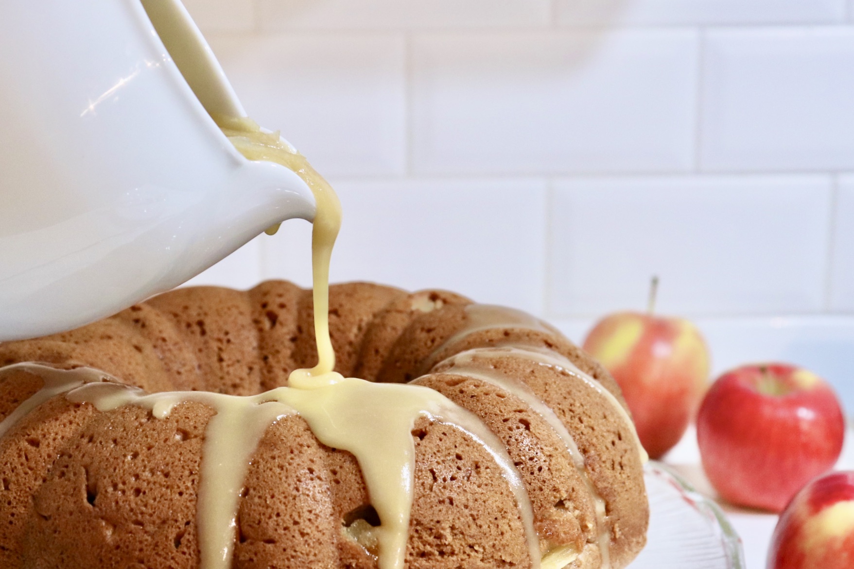 Brown Sugar Apple Bundt Cake