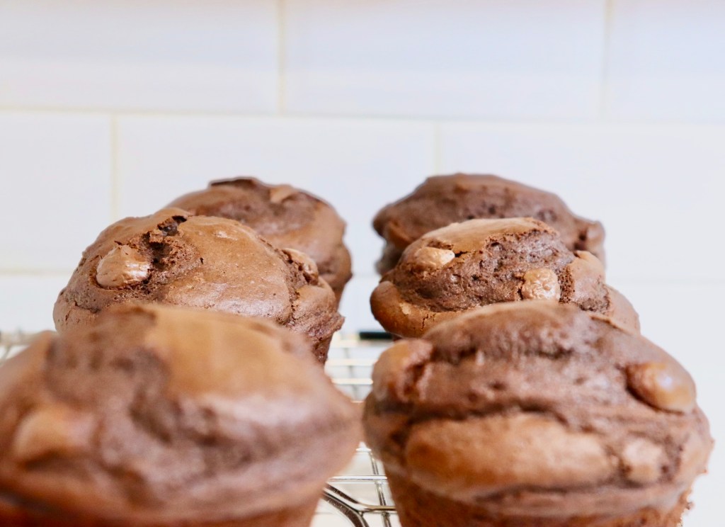 Jumbo Double Chocolate Bakery Style&nbsp;Muffins