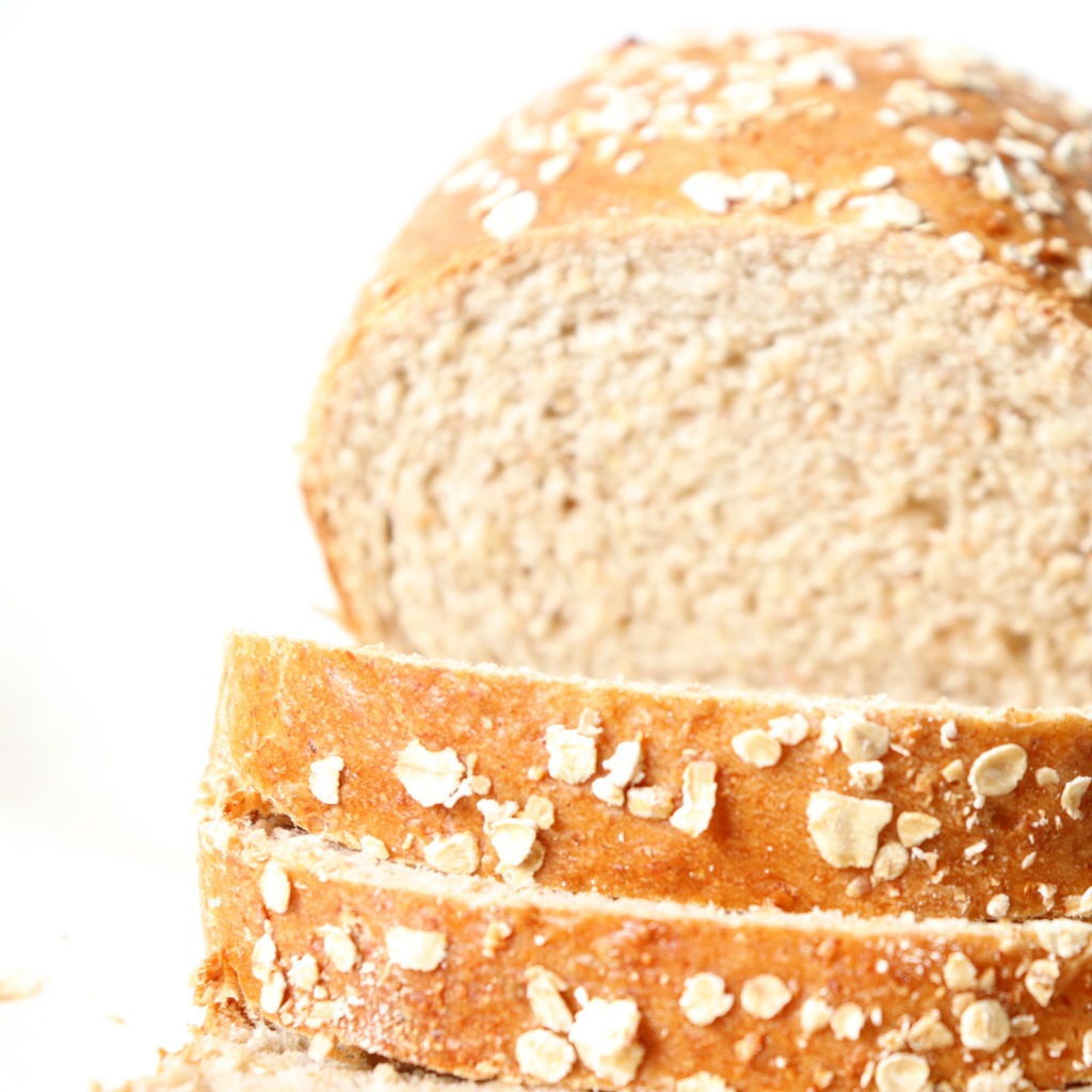 Whole Wheat Bread: honey oat