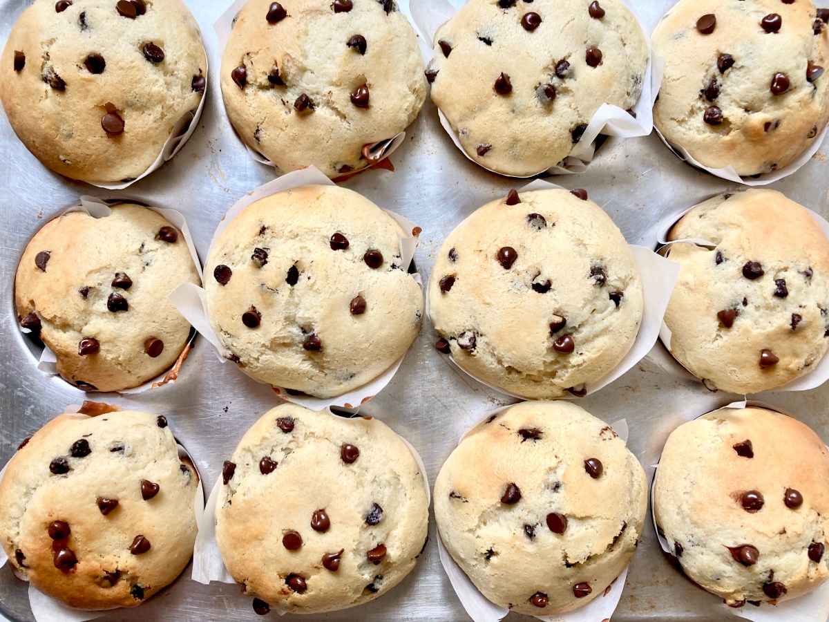 Bakery Style Chocolate Chip&nbsp;Muffins